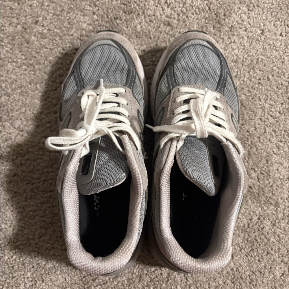 New Balance Gray and White Athletic Sneakers -Made in USA